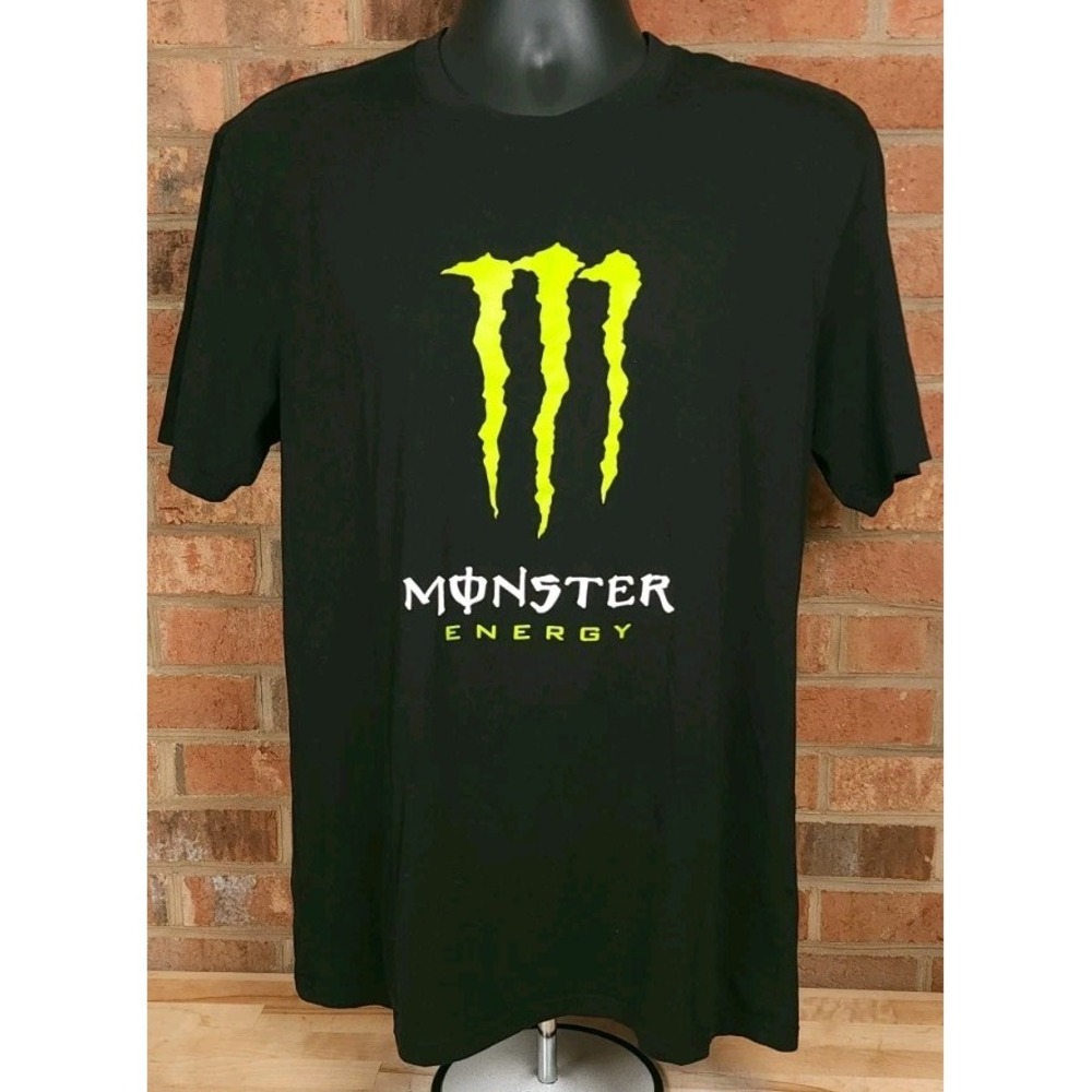 Monster Energy Ford Racing Nascar Busch Tshirt Black Small